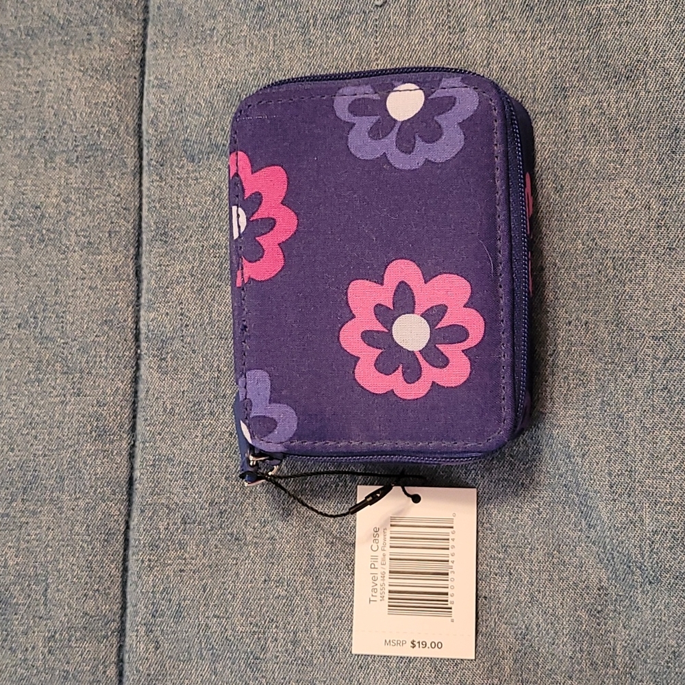 Vera Bradley travel pill case